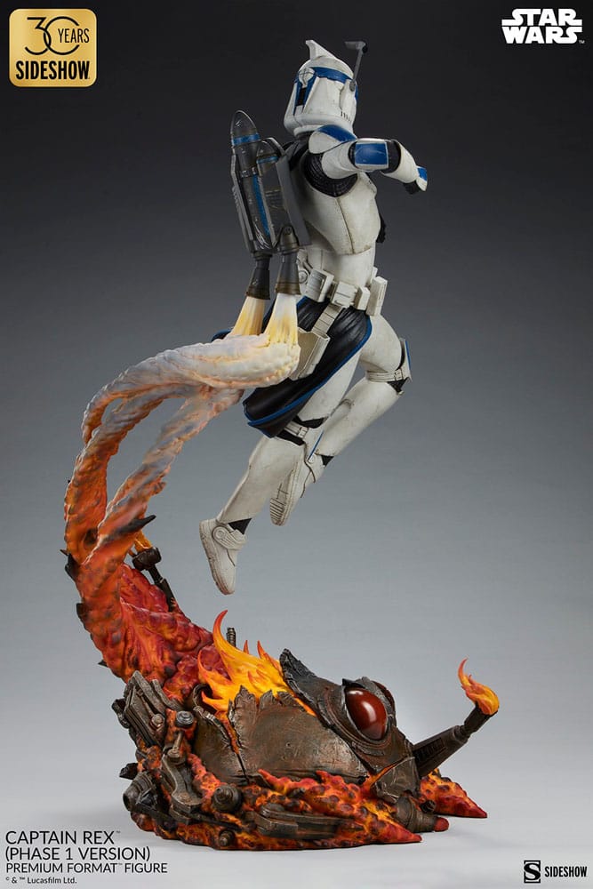 Star Wars Premium Format Figure Captain Rex (Phase 1 Version) Sideshow Exclusive 68 cm