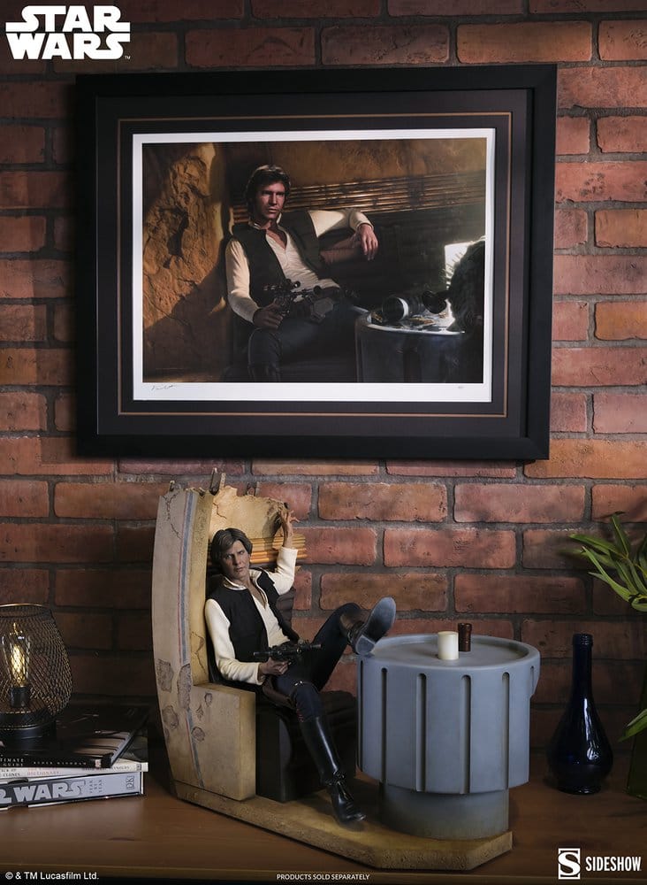 Star Wars Episode IV Mixed Media Premium Format Figure Han Solo: Sorry About the Mess 32 cm