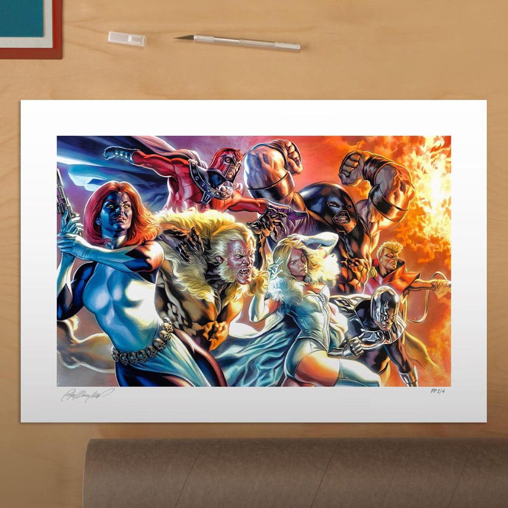 Marvel X-Men Art Print The Brotherhood of Mutants by Felipe Massafera 46 x 66 cm - unframed