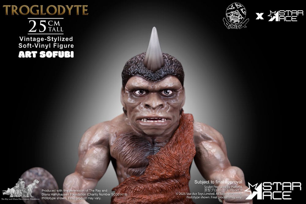 Ray Harryhausen Soft Vinyl Statue Troglodyte (Vintage-Style) 25 cm