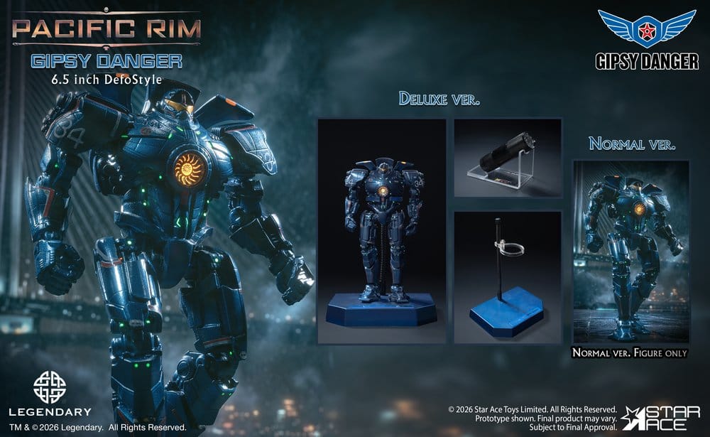 &nbsp;Pacific Rim DefoStyle Figure 2-Pack Gipsy Danger & Cherno Alpha DX 17 cm