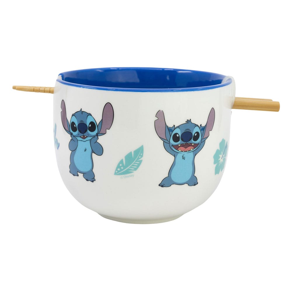 Lilo & Stitch Ramen Bowl with Chopsticks Stitch