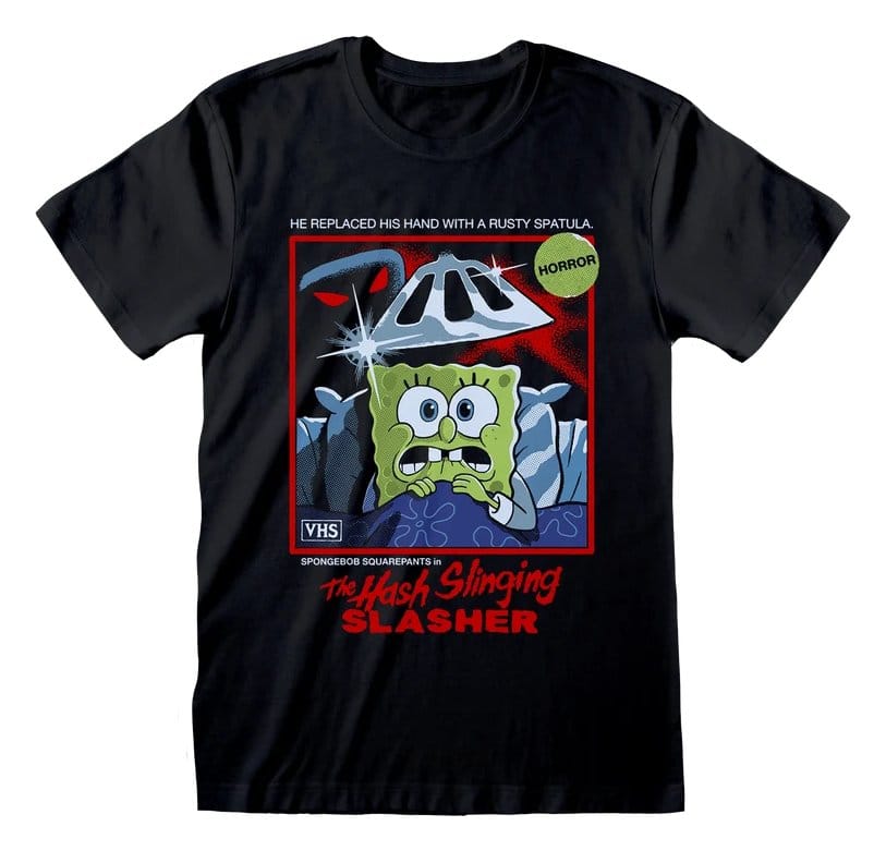 Steven Rhodes x SpongeBob SquarePants T-Shirt The Hash Slinging Black Size S