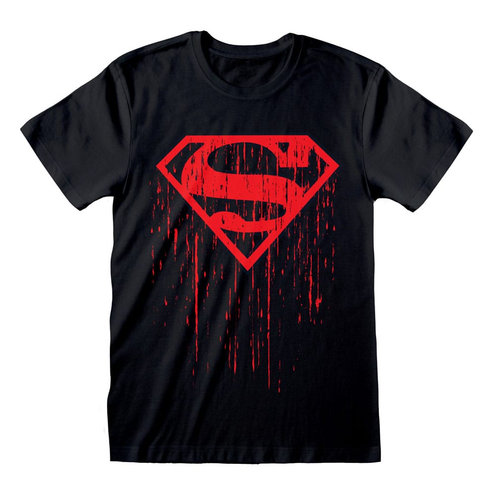 Superman T-Shirt Dripping Symbol  Size S