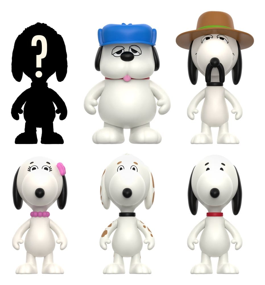 Peanuts ReAction Action Figures Snoopy's Siblings Wave 10 Blind Box 10 cm Display (12)