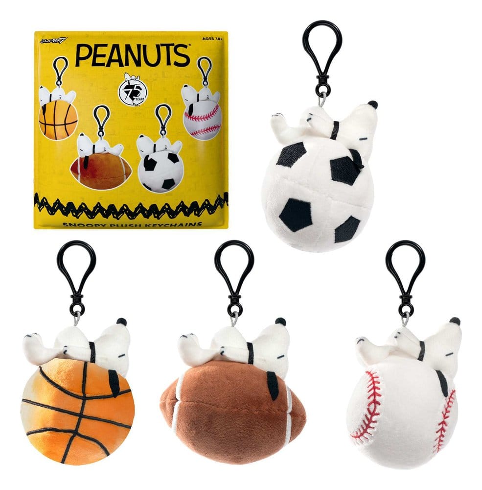 Peanuts Super Duper Plush Keychain Blind Bags Wave 1A Display (12)