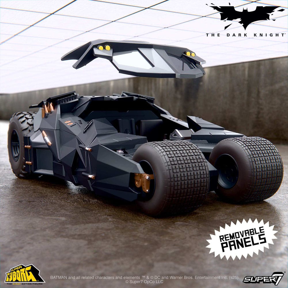 Batman 1989 Super Cyborg Vehicle Batmobile Tumbler (Full Color) 33 cm