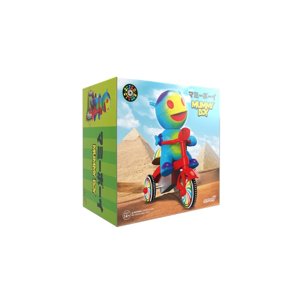 Mummy Boy Super Cycles Action Figure Mummy Boy (Blue with Red Trike) 13 cm