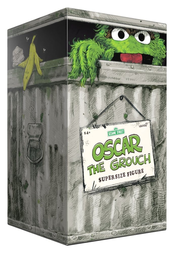 Sesame Street SuperSize Vinyl Figure Oscar The Grouch