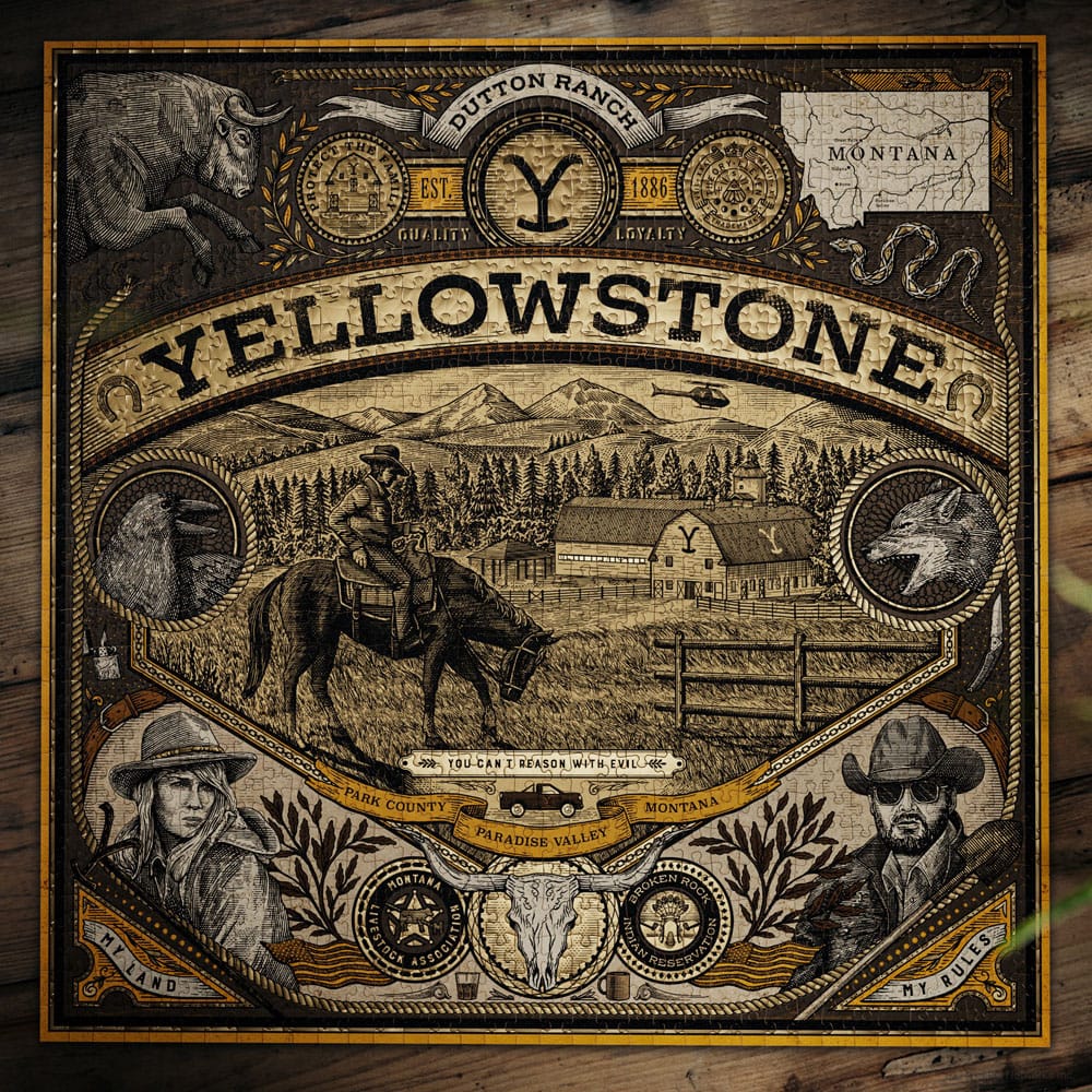 Yellowstone multi-dimensional puzzle (1000 pieces)