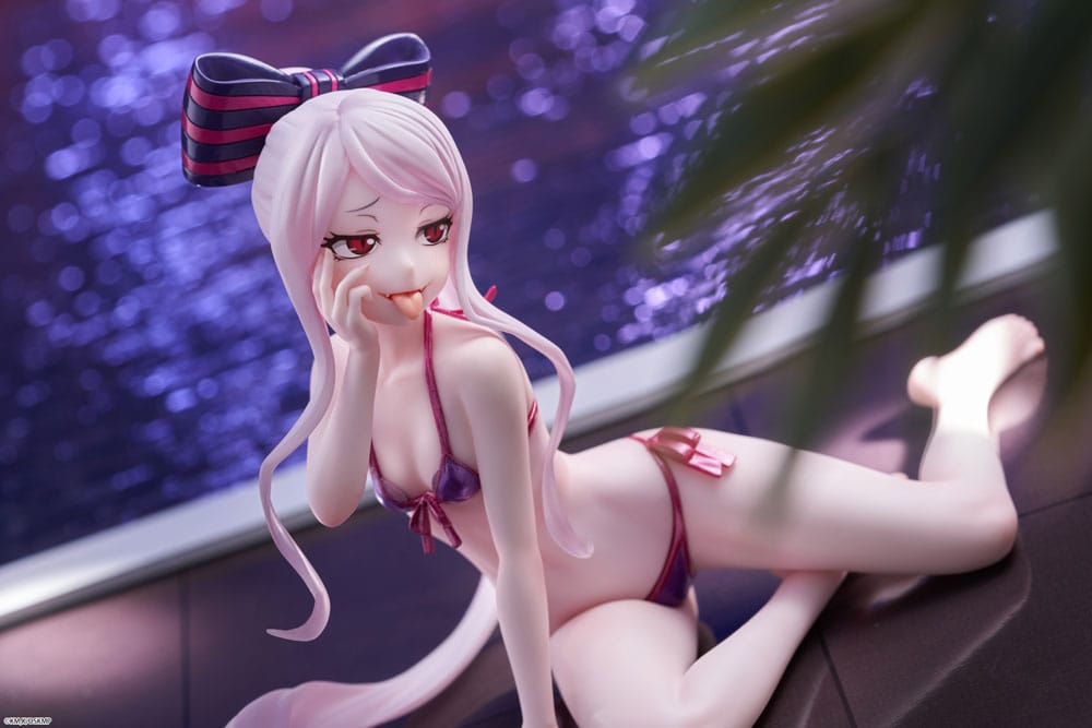 Overlord PVC Statue Desktop Cute Figure Shalltear Swimsuit Ver. 13 cm