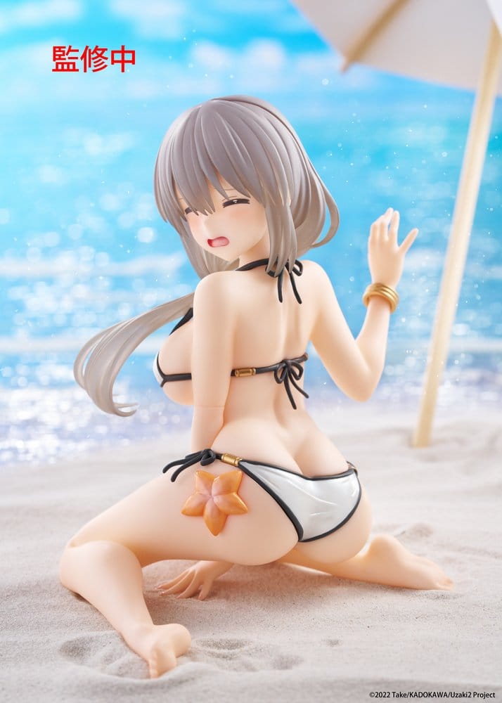 Uzaki-chan Wants to Hang Out! PVC Statue Desktop Cute Figure Tsuki Uzaki (Swimwear Ver.) 13 cm