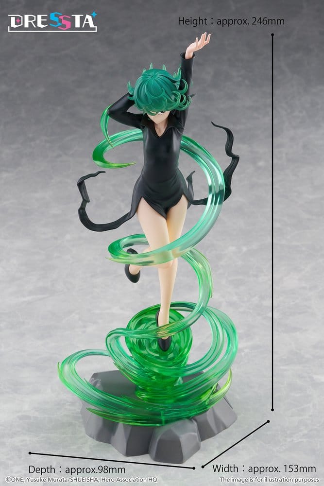 One-Punch Man Dressta PVC Figure Terrible Tornado 24 cm