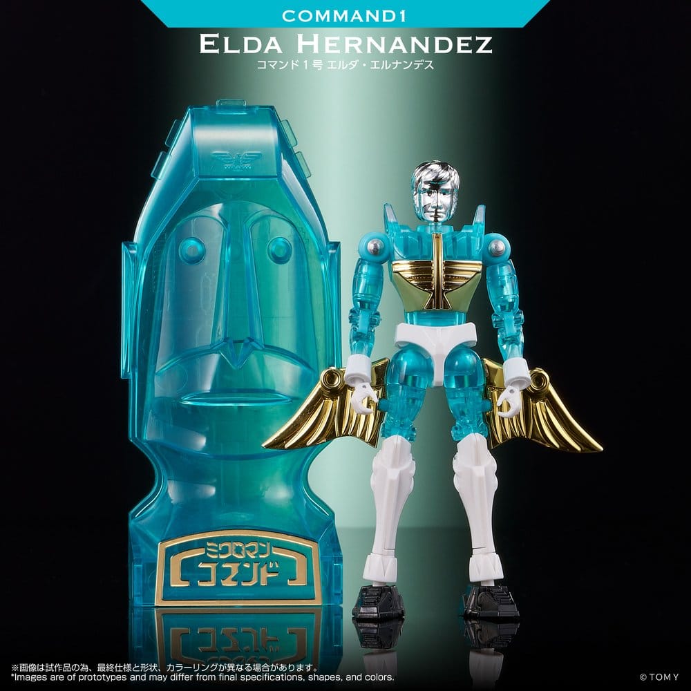 Microman Legacy Soul Action Figure Command 1 Elda Hernandez