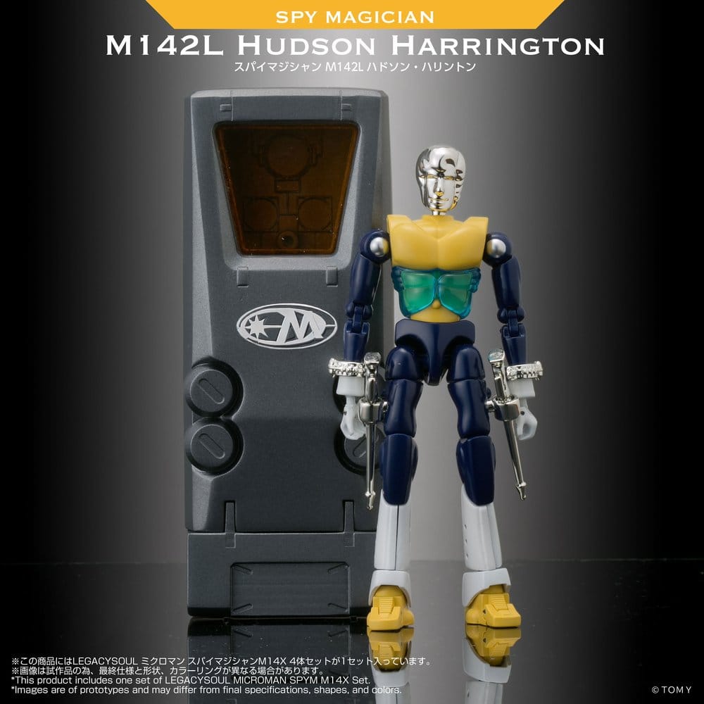 Microman Legacysoul Action Figures 4Pack SPYM M14X Set