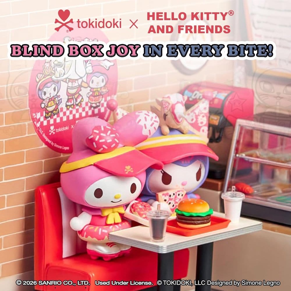 Hello Kitty & Friends Blind Box Figures Assortment Fast Food 7 cm (8)