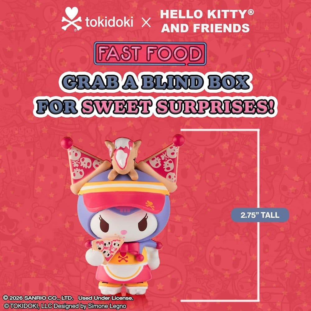 Hello Kitty & Friends Blind Box Figures Assortment Fast Food 7 cm (8)