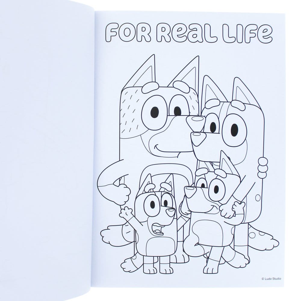 Bluey Colouring Book A4 & Sticker Set