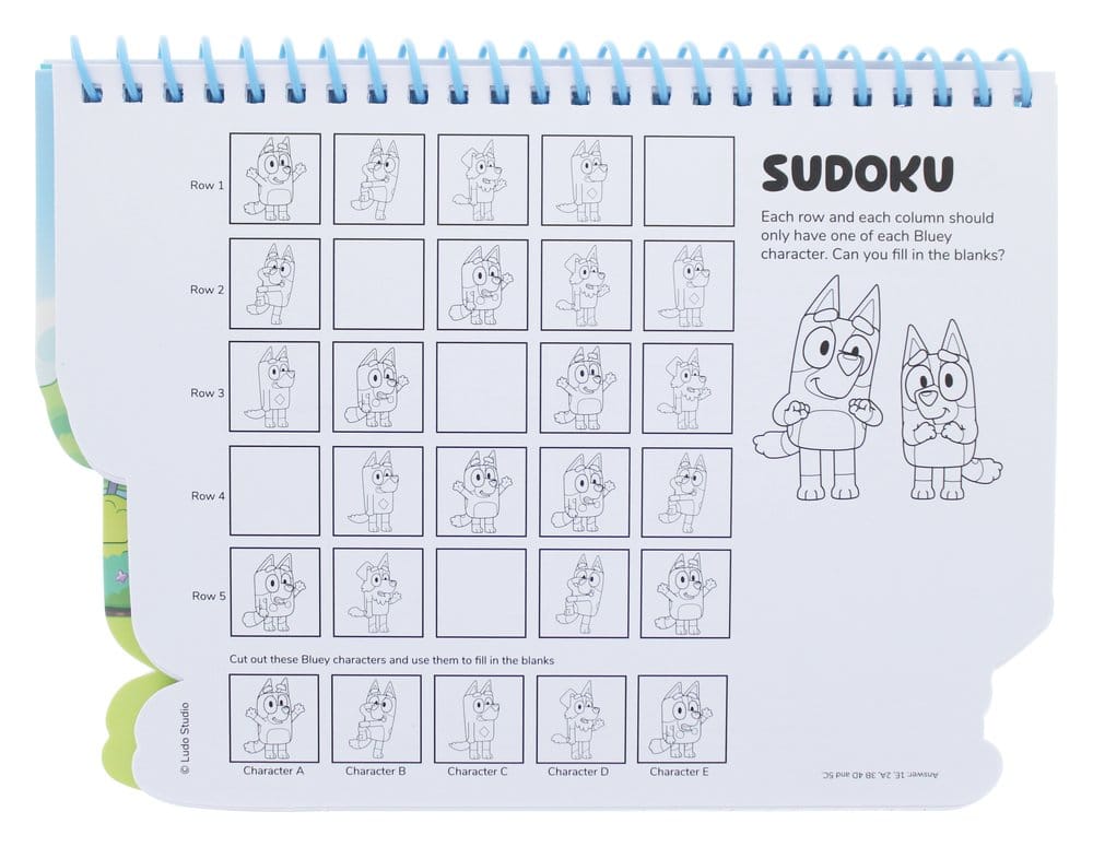 Bluey Travel Colouring Set