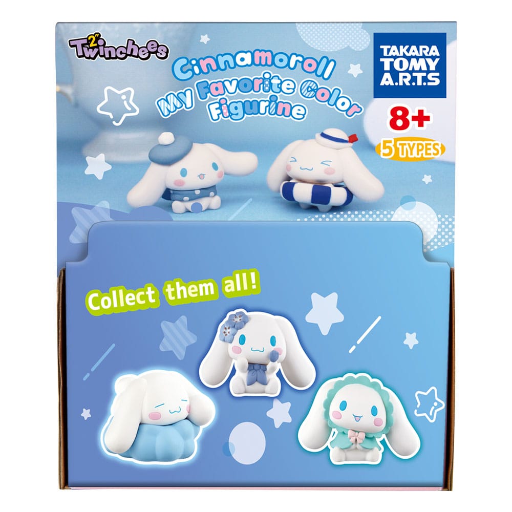 Sanrio Twinchees Mini Figures Cinnamoroll My Favorite Color 5 cm Display (24)