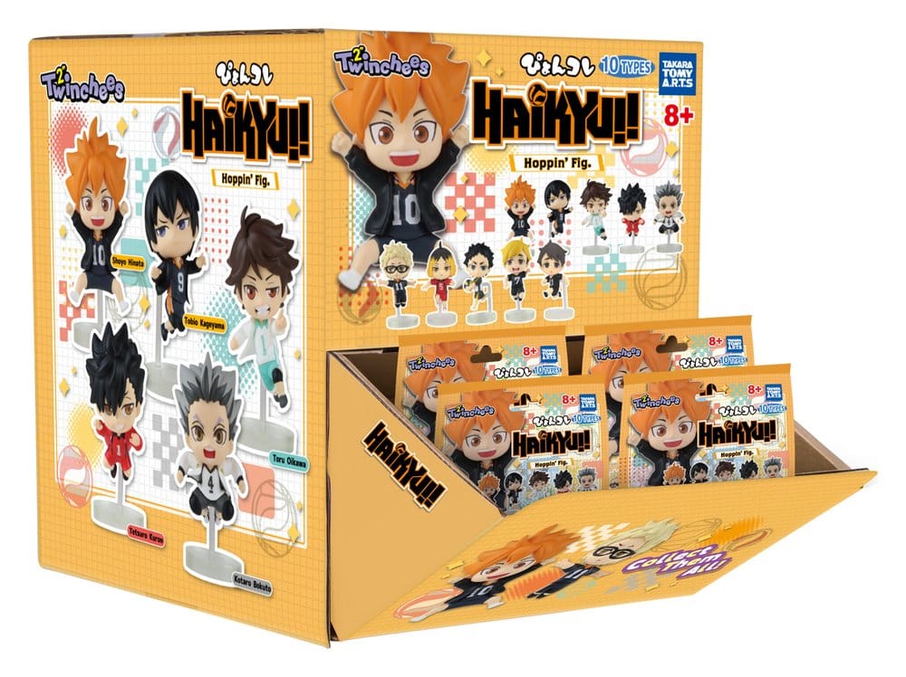 Haikyu!! Twinchees Mini Figures Hoppin' 5 cm Blind Pack Display (24)