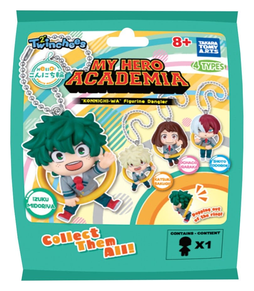 My Hero Academia Konnichi-wa Danglers Keychains 3 cm Mystery Capsule Display (12)