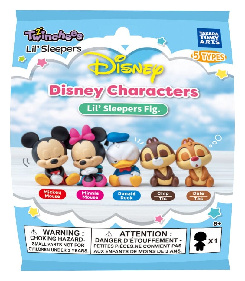 Disney Twinchees Mini Figures Lil' Sleepers 5 cm Blind Pack Display (24)