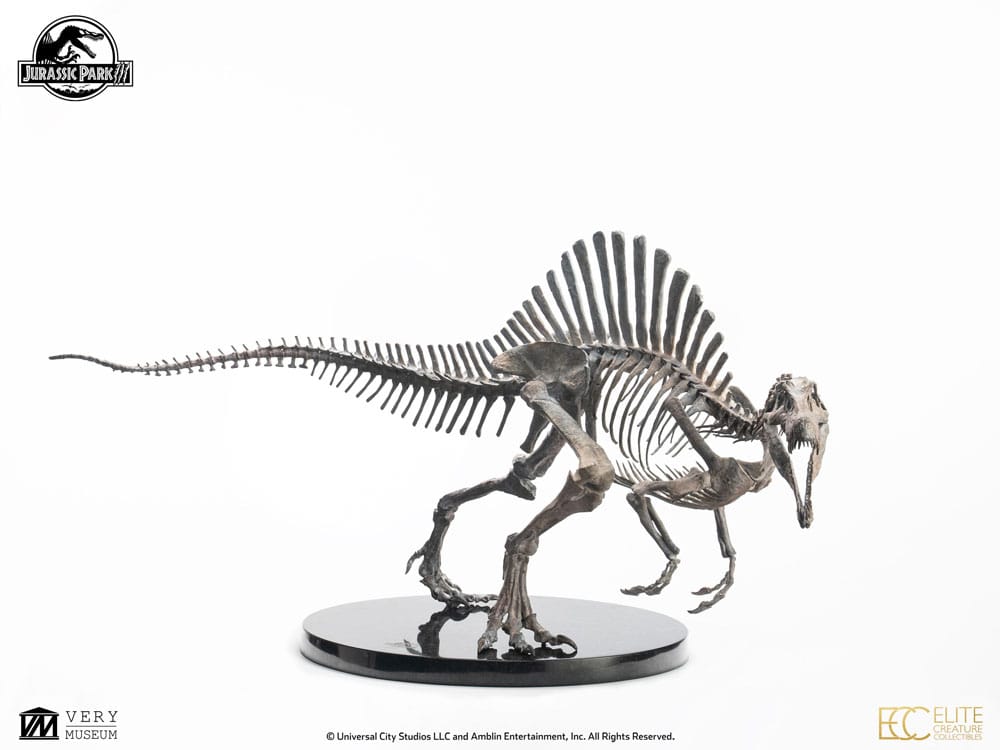 Jurassic Park III ECC Elite Creature Line Statue 1/12 Spinosaurus Skeleton Bronze 46 cm