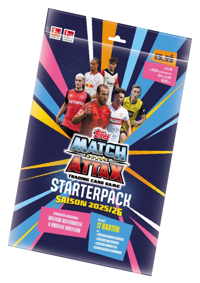 Bundesliga Match Attax Trading Cards 2025/26 Starter Pack *German Version*