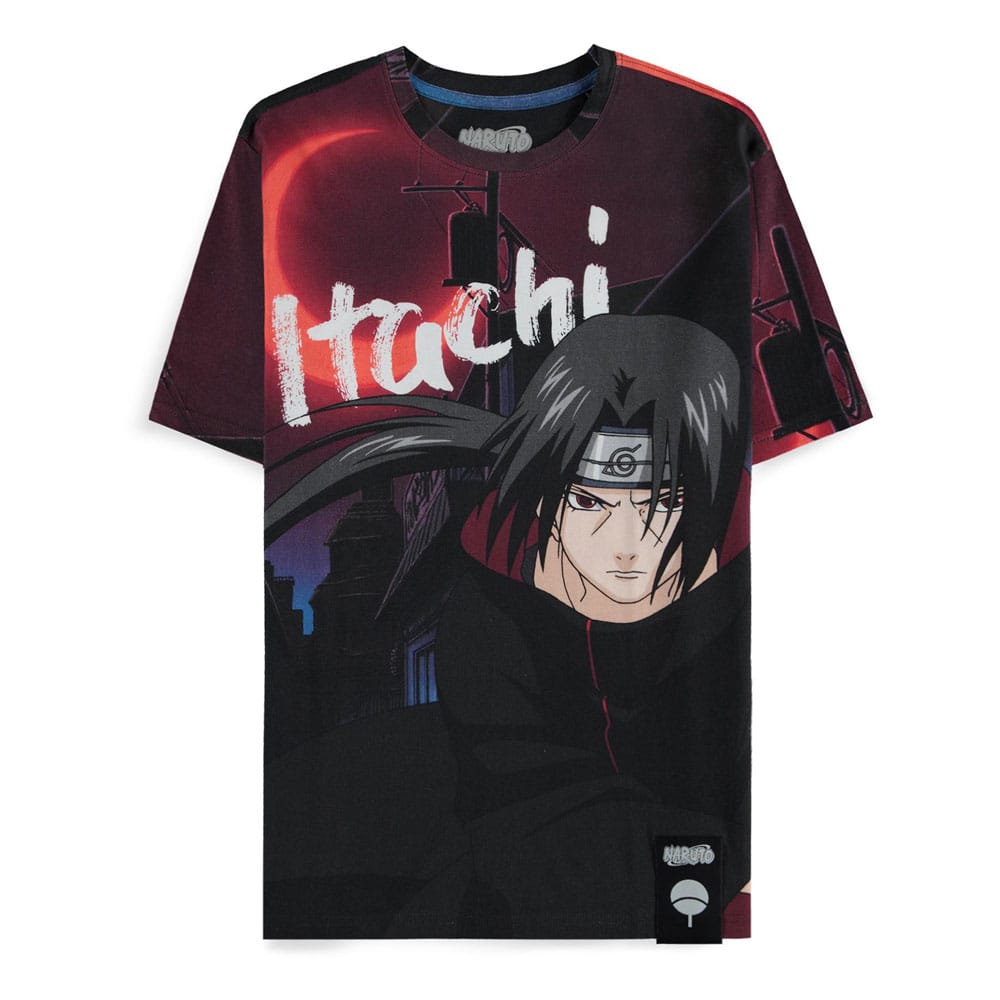 Naruto T-Shirt Mirage AOP Itachi & Sasuke Size L