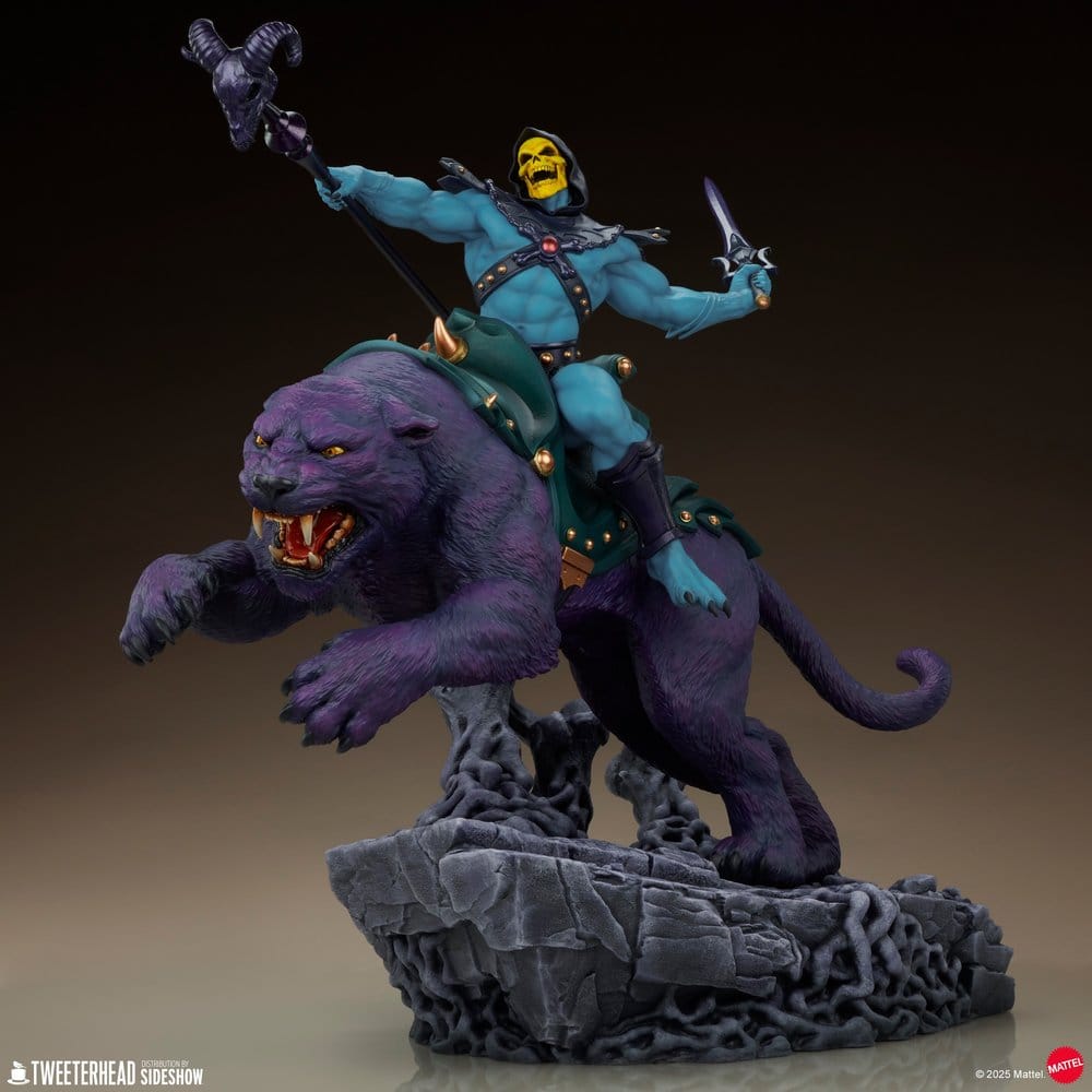 Masters of the Universe 1/4 Figure Skeletor & Panthor 81 cm