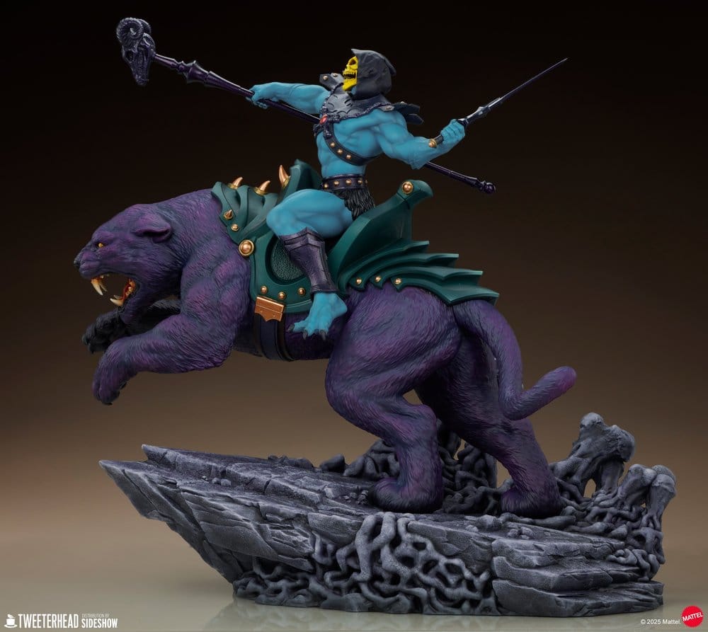 Masters of the Universe 1/4 Figure Skeletor & Panthor 81 cm
