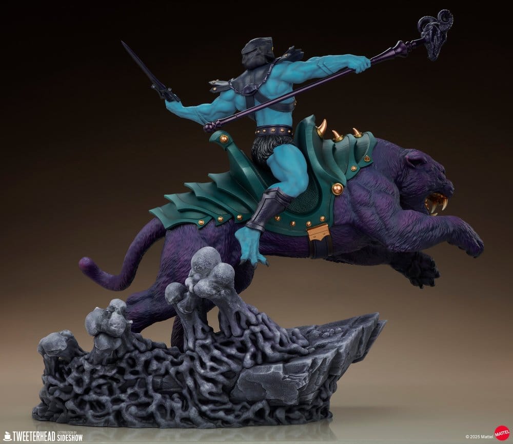 Masters of the Universe 1/4 Figure Skeletor & Panthor 81 cm