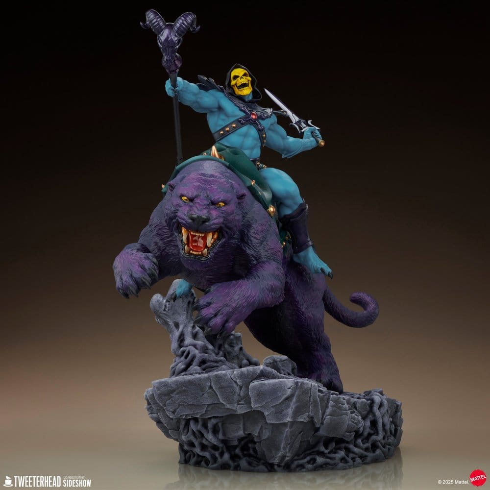 Masters of the Universe 1/4 Figure Skeletor & Panthor 81 cm
