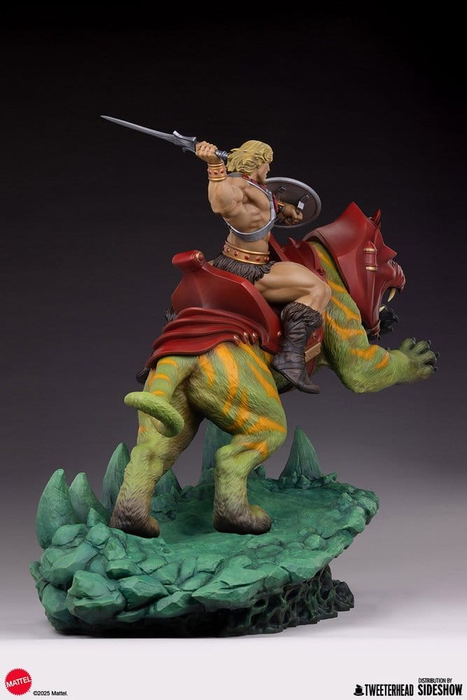 Masters of the Universe 1/4 Figure He-Man & Battle Cat 76 cm