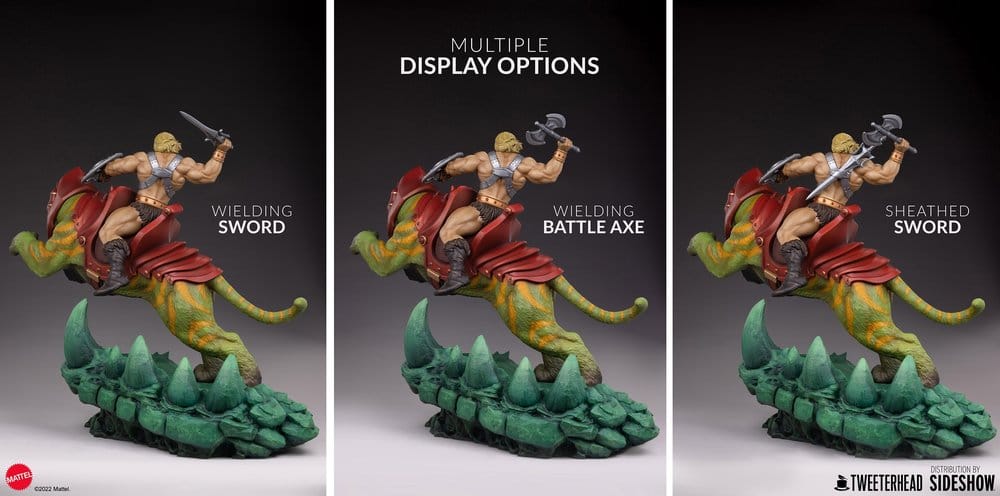 Masters of the Universe 1/4 Figure He-Man & Battle Cat 76 cm