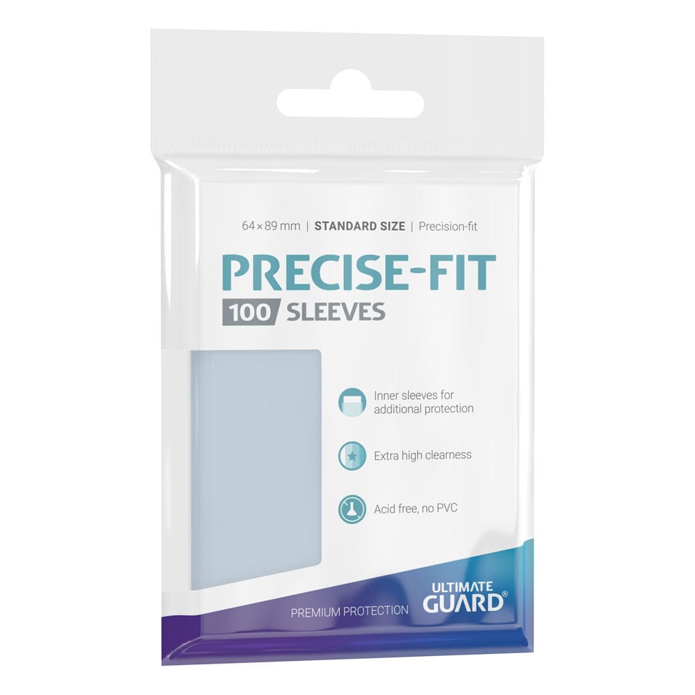 Ultimate Guard Precise-Fit Sleeves Standard Size Transparent (100)