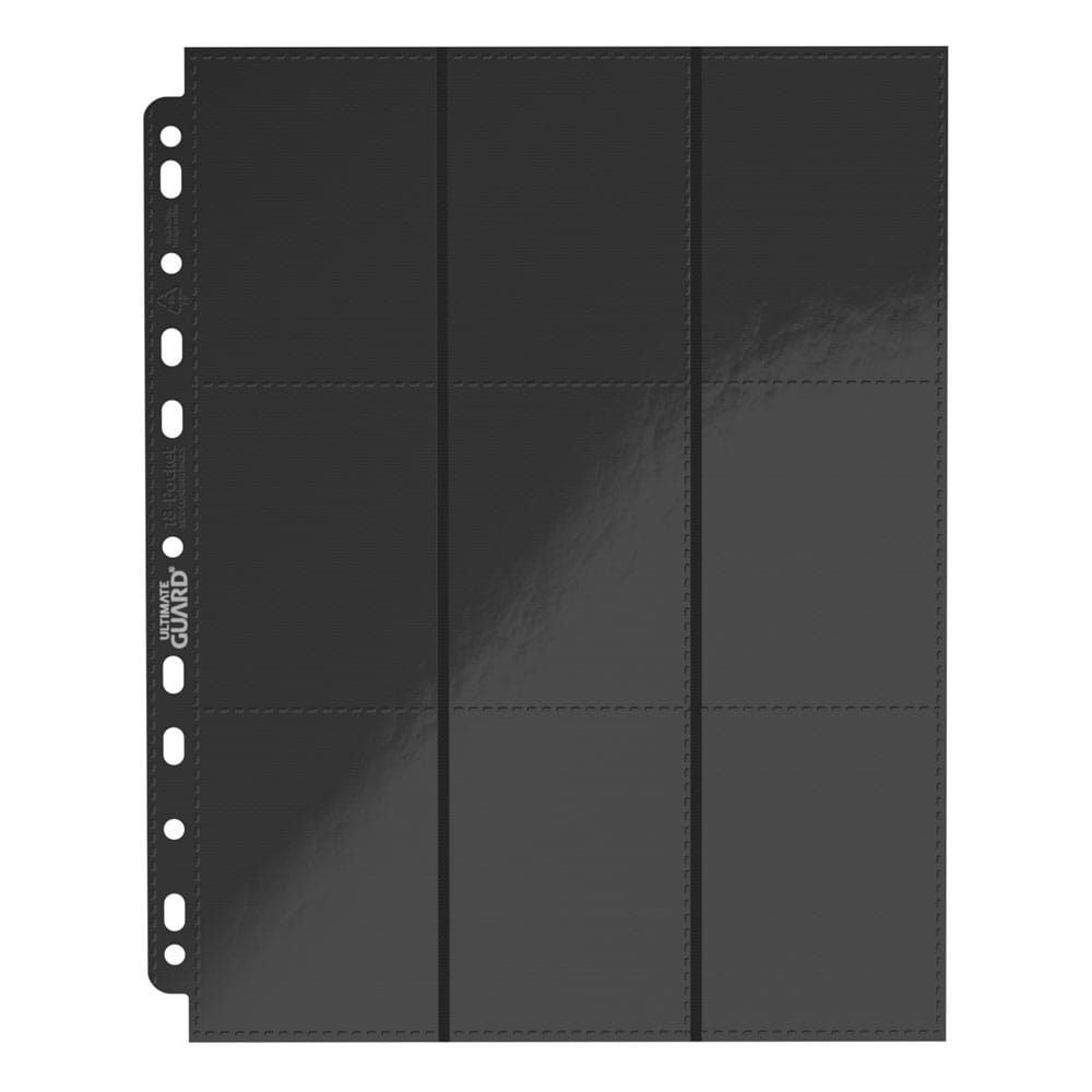 Ultimate Guard 18-Pocket Pages Side-Loading Black (10)