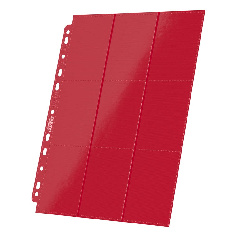Ultimate Guard 18-Pocket Pages Side-Loading Red (10)