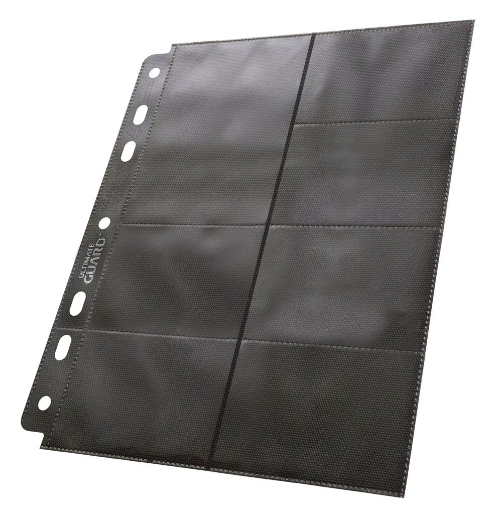 Ultimate Guard 14-Pocket Compact Pages Standard Size &amp; Mini American Black (10)