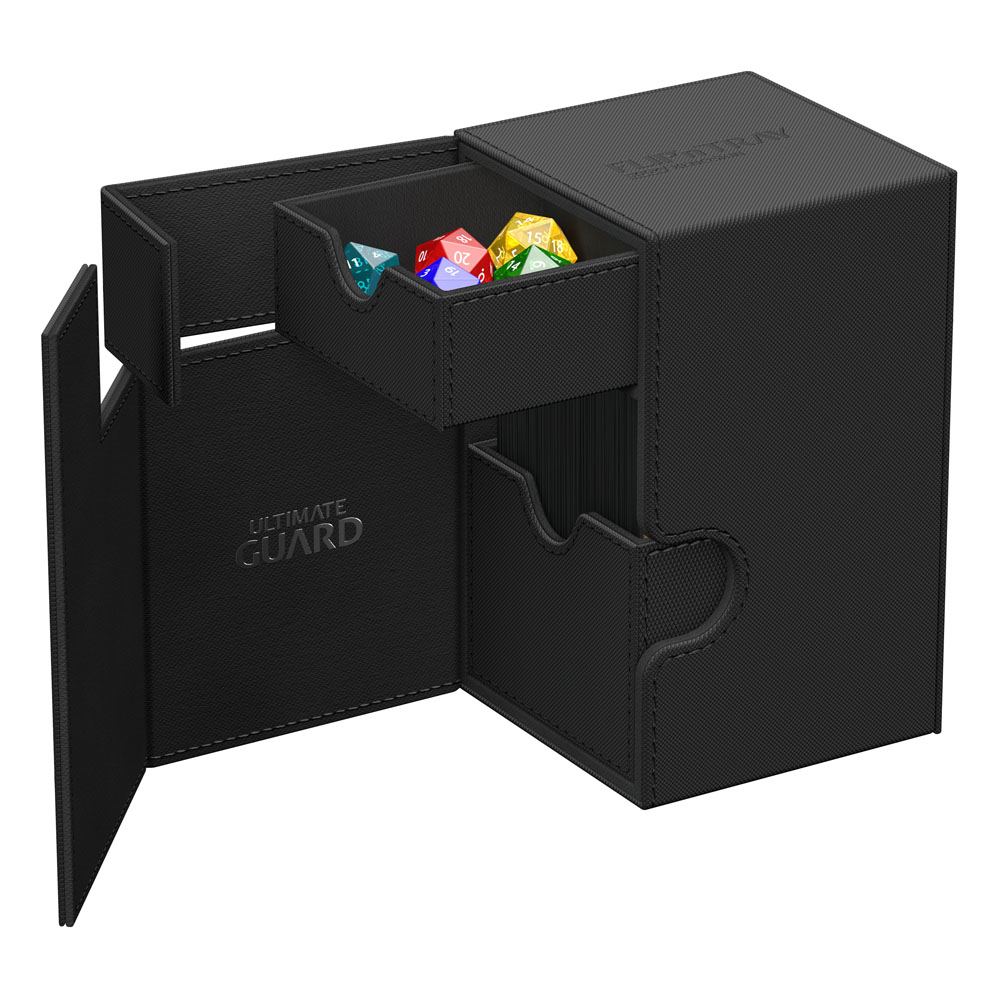 Ultimate Guard Flip`n`Tray 100+ XenoSkin Monocolor Black