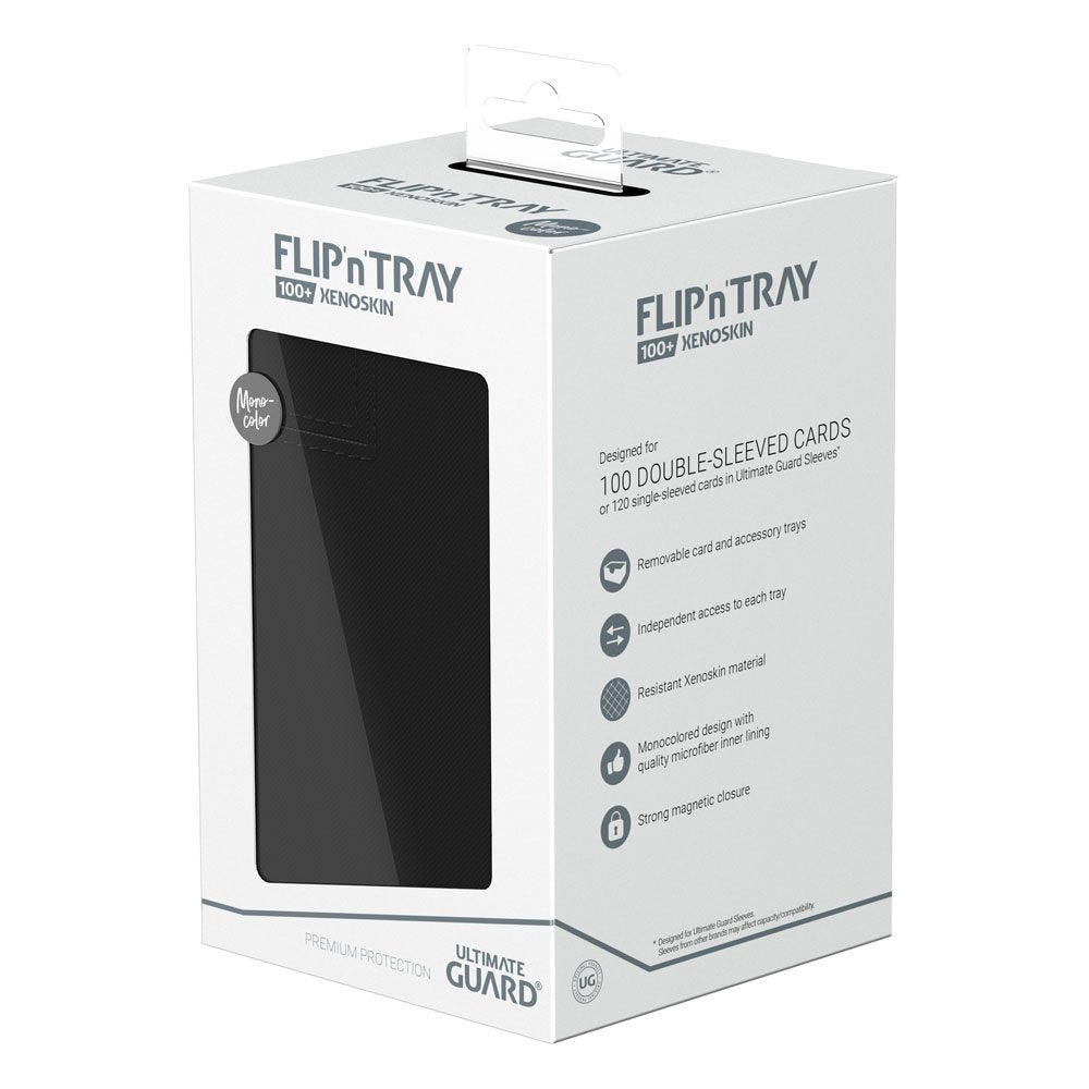 Ultimate Guard Flip`n`Tray 100+ XenoSkin Monocolor Black