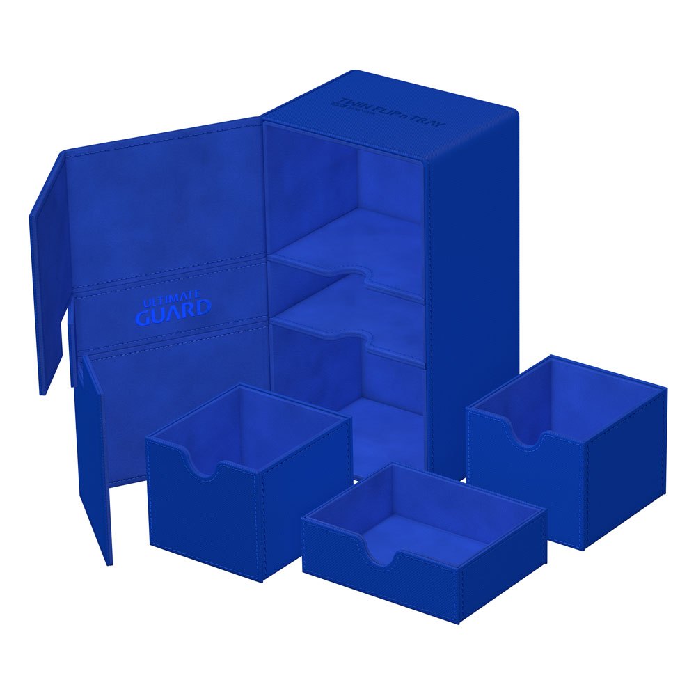 Ultimate Guard Twin Flip`n`Tray 200+ XenoSkin Monocolor Blue