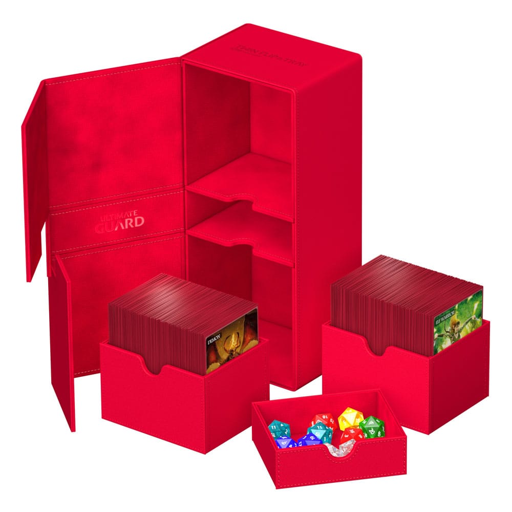 Ultimate Guard Twin Flip`n`Tray 266+ Xenoskin Red