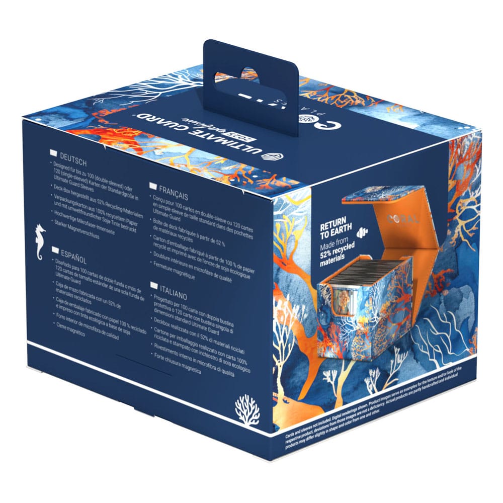 Ultimate Guard Sidewinder 100+ Xenoskin 2025 Exclusive "Coral Places" - Fiery Reef