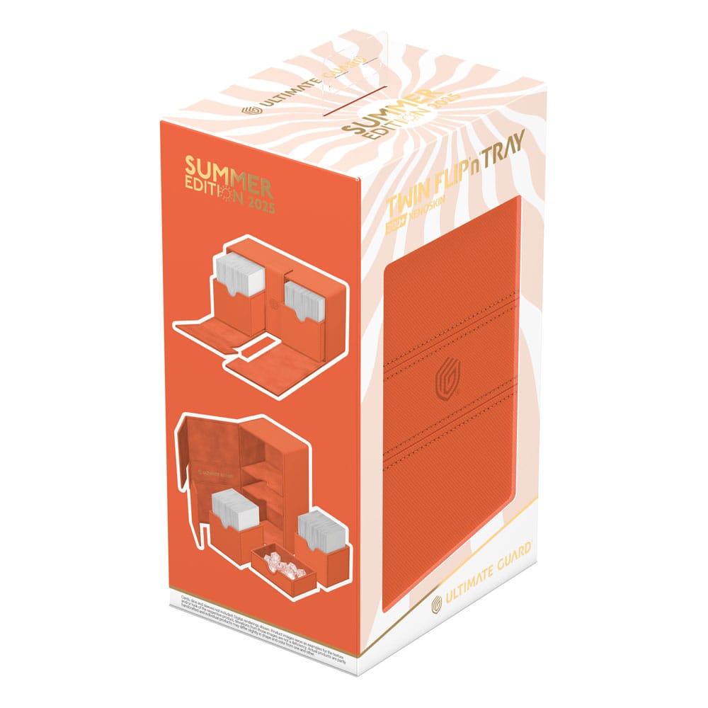 Ultimate Guard Twin Flip'n'Tray 200+ Xenoskin "Summer Edition 2025" - Peach