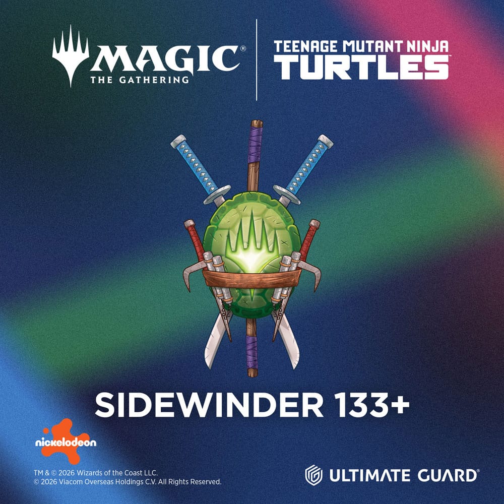 Ultimate Guard Sidewinder 133+ Xenoskin Magic: The Gathering | Teenage Mutant Ninja Turtles - Lean Mean Green