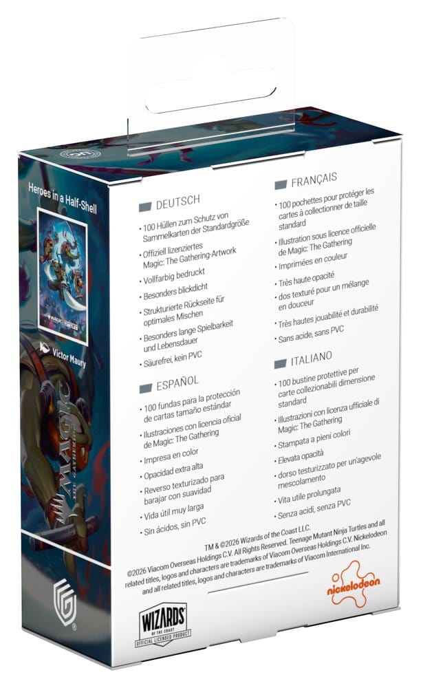 Ultimate Guard Art Sleeves Magic: The Gathering | Teenage Mutant Ninja Turtles - Planeswalker Symbol