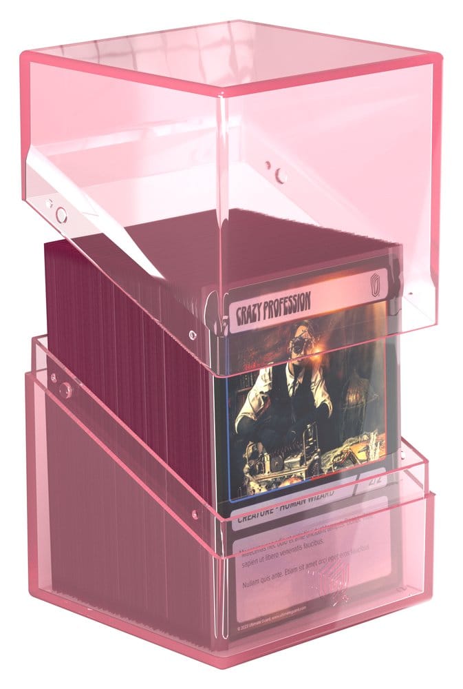 Ultimate Guard Boulder 100+ Clear - Rose Quartz