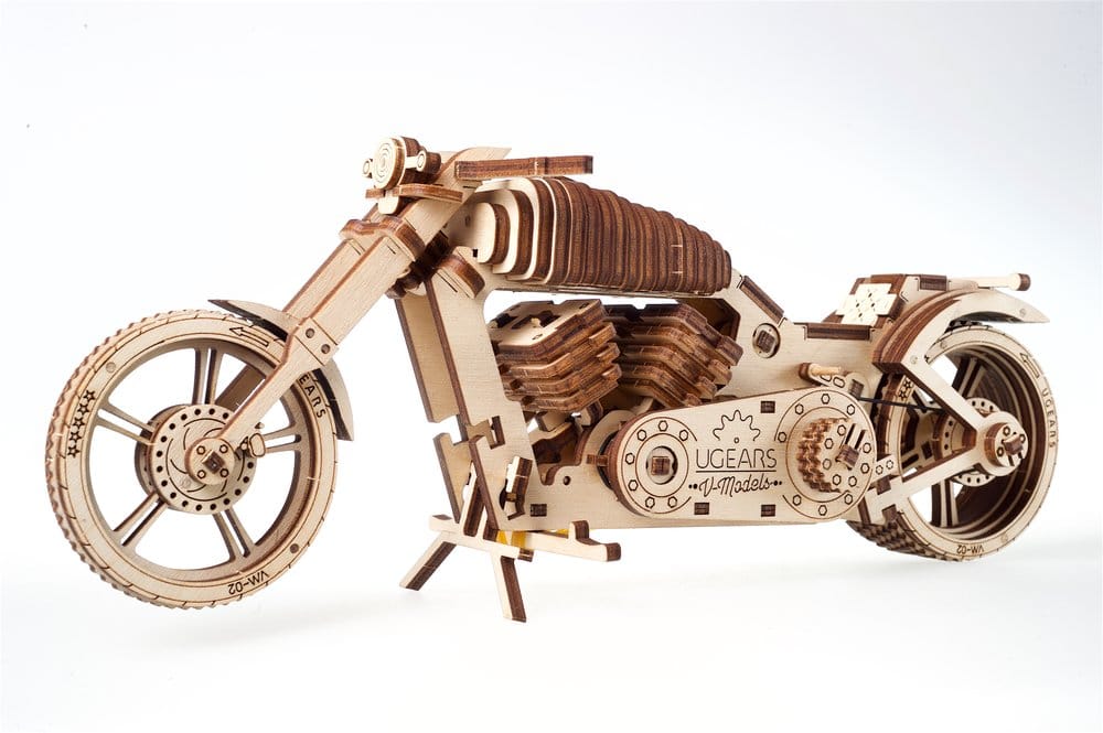 Ugears 3D Wooden Puzzle Bike VM-02